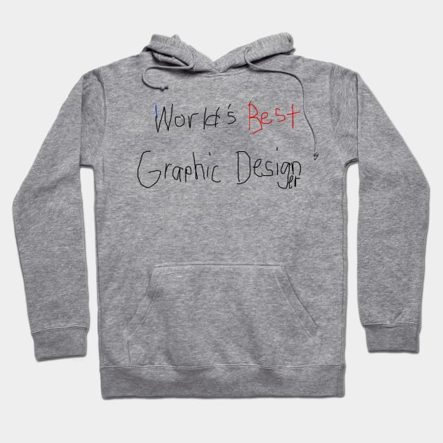 Best Graphic Designer humor Hoodie by saiinosaurus